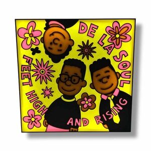 De La Soul x Charlie Brown Mashup 3D Printed LED Light Box – 8.5” Square Hip-Hop